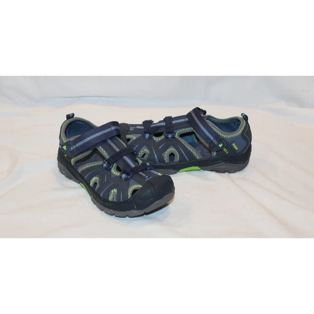 Merrell Boys‎ Sandals Hydro Sport Hiking Fisherman Water Creek Trail Shoe 1 Blue